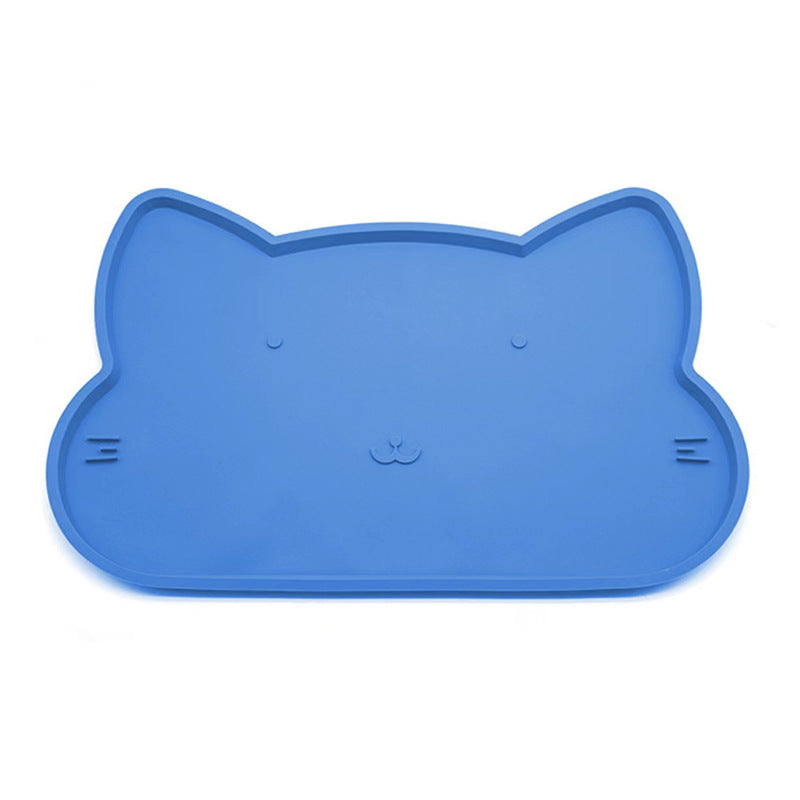 Small silicone pet feeding mat color option