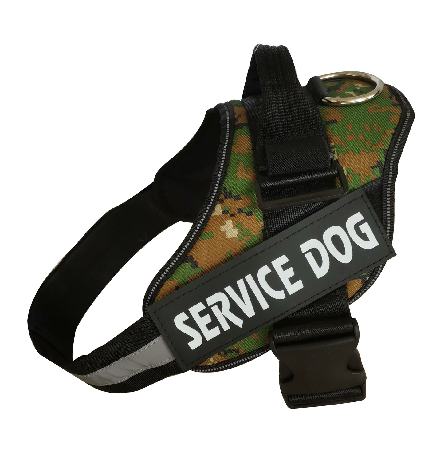 Front-clip no-pull harness detail for small dogs