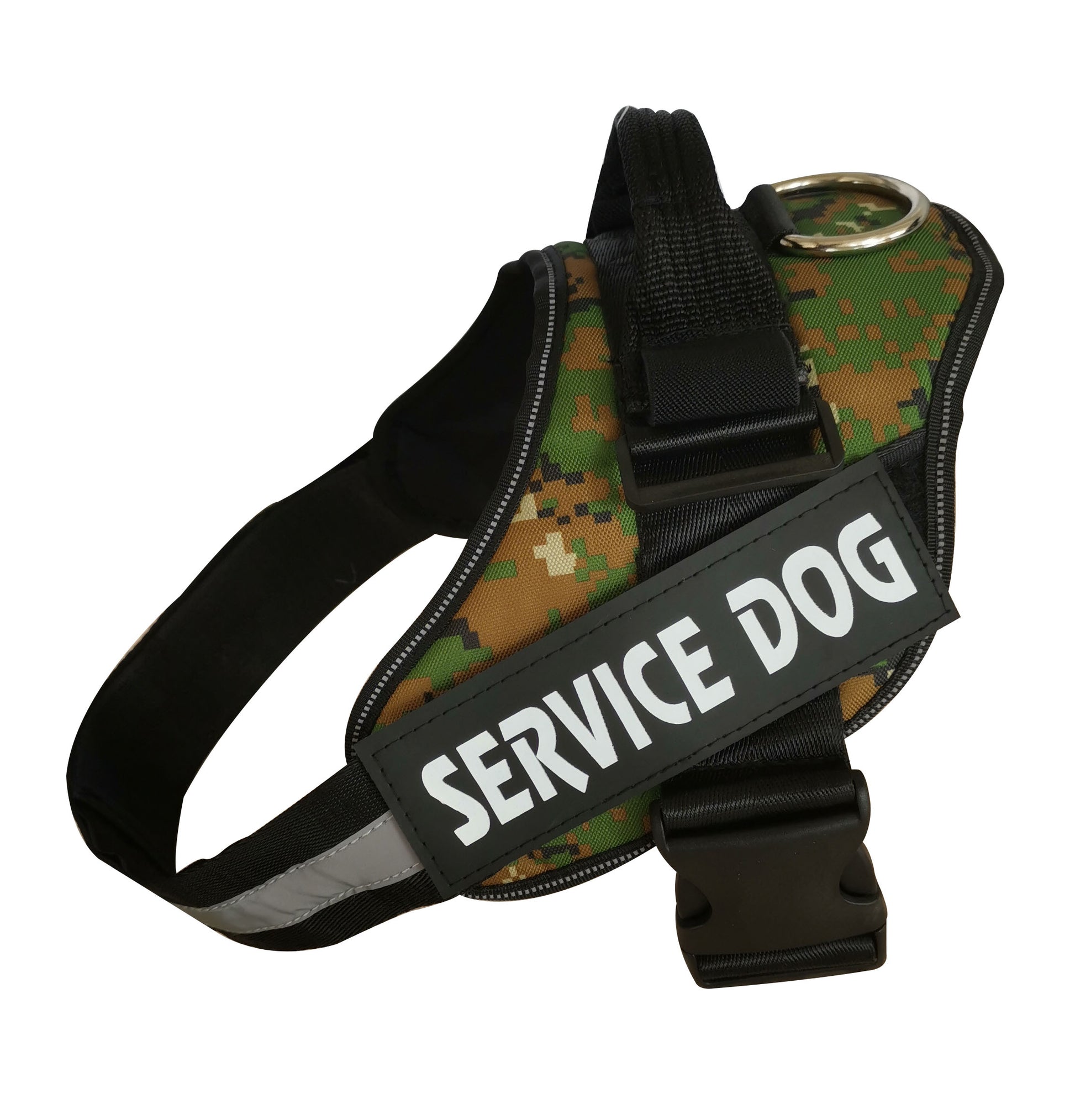 Front-clip no-pull harness detail for small dogs